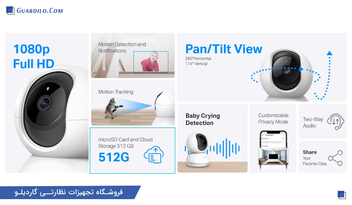 دوربین بیسیم تی پی لینک TP-Link Tapo C200